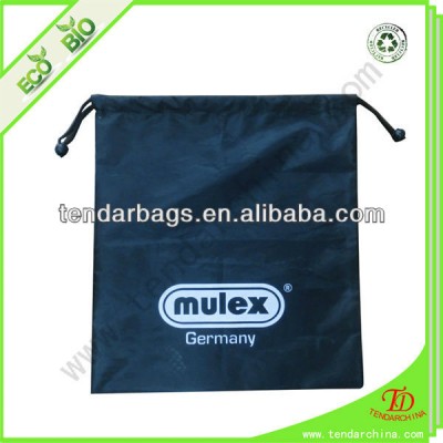 Nylon Shoes Bag With Drawstring Closure Customized Logo Printing Drawstring Bag Nylon