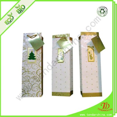 Wholesale Paper Wine Bottle Bag For Wine Bottles Made Of Paper Wine Bag