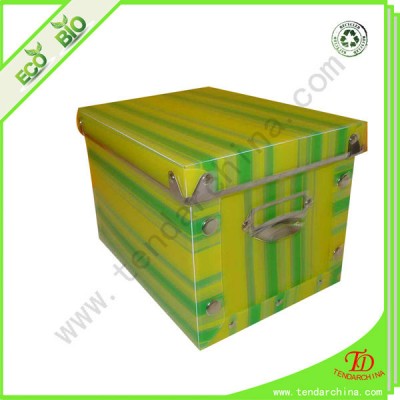 Folding Storage Case With Drawer For Office, School Documents Keep Or Home Collapsible Storage Box