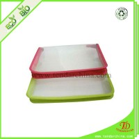 folder plastic Clear Plastic Zipper Document Folder