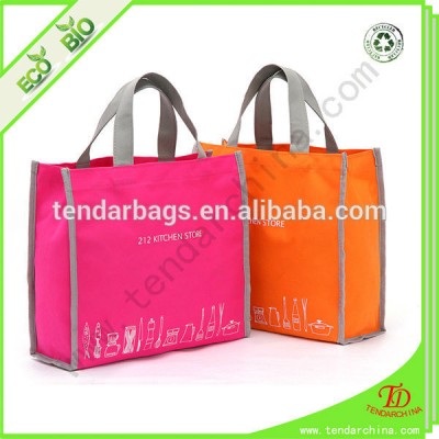 600D Nylon Shopping Tote Foldable Nylon Bag