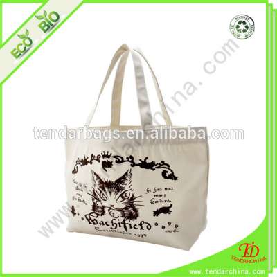 Cotton cloth bag For shopping or travel carry cotton string bag