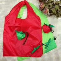 Promotional printing polyester fruit foldable bag for shopping