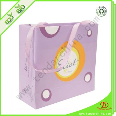 With Customized Design Printing Little Paper Bag With Different Handle Types