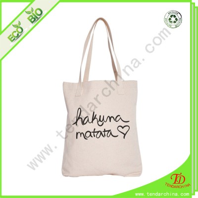 Natural Canvas Cotton Bag Shopping Tote Bag